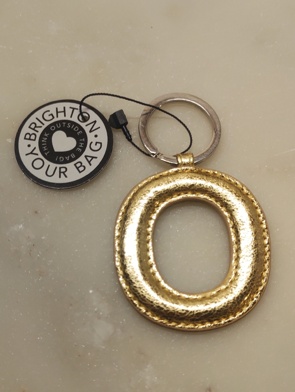 Brighton Initial O Key Fob/Purse Charm "Initially Yours"
